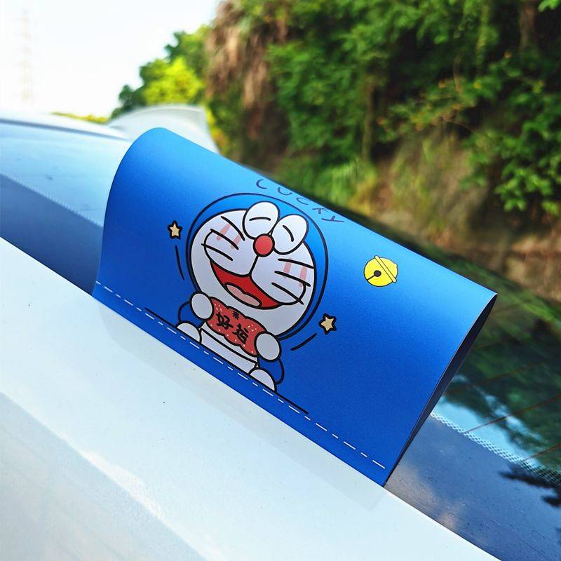 Cartoon Cute Doraemon Bumper Stickers Car Washed Stick Label Lego Lego
