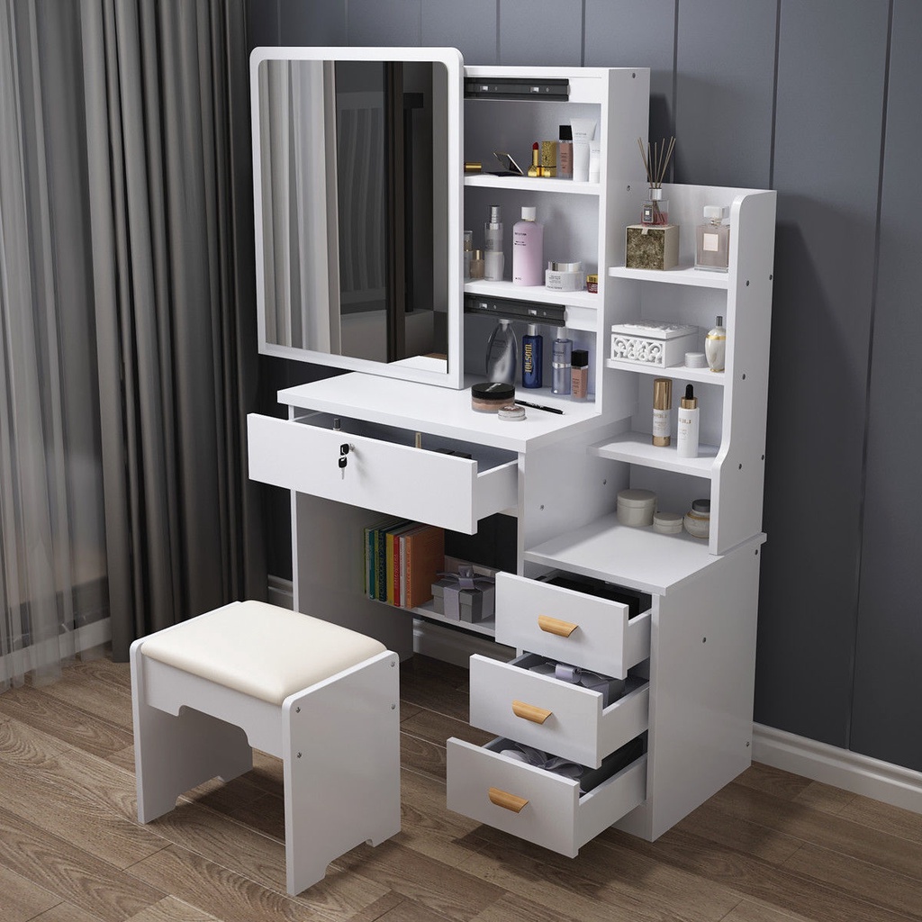 Dressing Table With Mirror Bedroom Small Apartment Make Up Table Multi