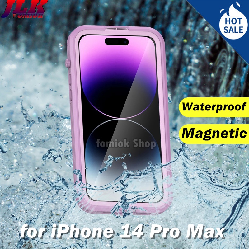 Shellbox 2023 New Summer Swimming Underwater Ip68 Waterproof Phone Case Cover For Iphone 14 6329