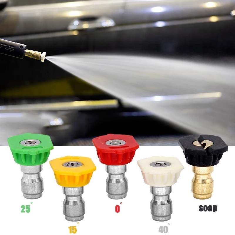 Car Wash Water Gun Metal Jet Washer Connector High Pressure Nozzles Car Accessories Lance Nozzle