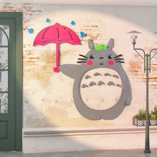 DAORUI】Cat and mouse cartoon acrylic wall sticker 3D three-dimensional wall  sticker Tom and Jerry animation sticker