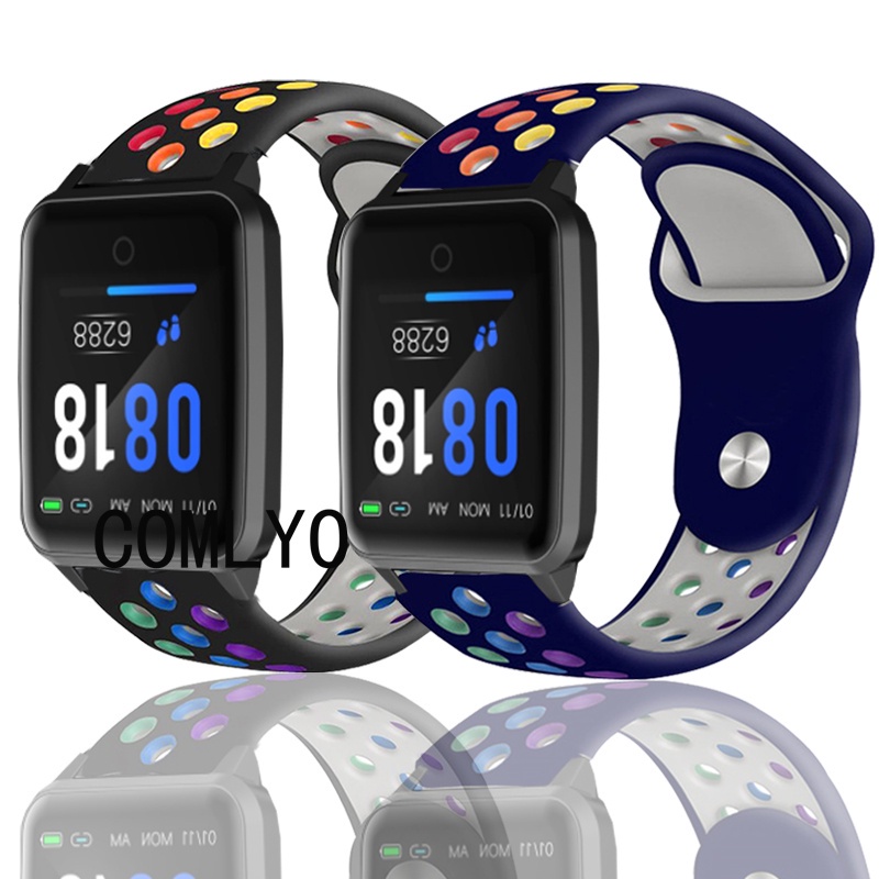 Fit For AXTRO Fit 3 Strap Smart Watch Band Rainbow Silicone Soft Bracelet Shopee Singapore