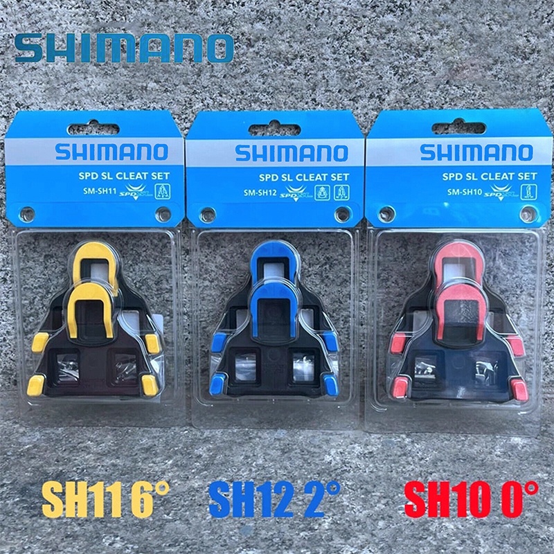 SHIMANO Cleats SH12 Cleat Road Bike SPD SL Cleats SH10 SH11 Bicycle Pedal Plate Clip Cycling Shoes Accessories