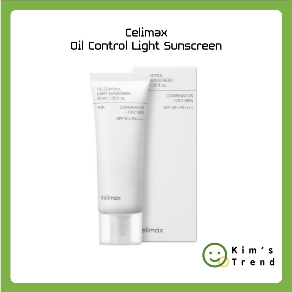 [Celimax] Oil Control Light Sunscreen (40ml) SPF50+ PA++++ Korean Skincare