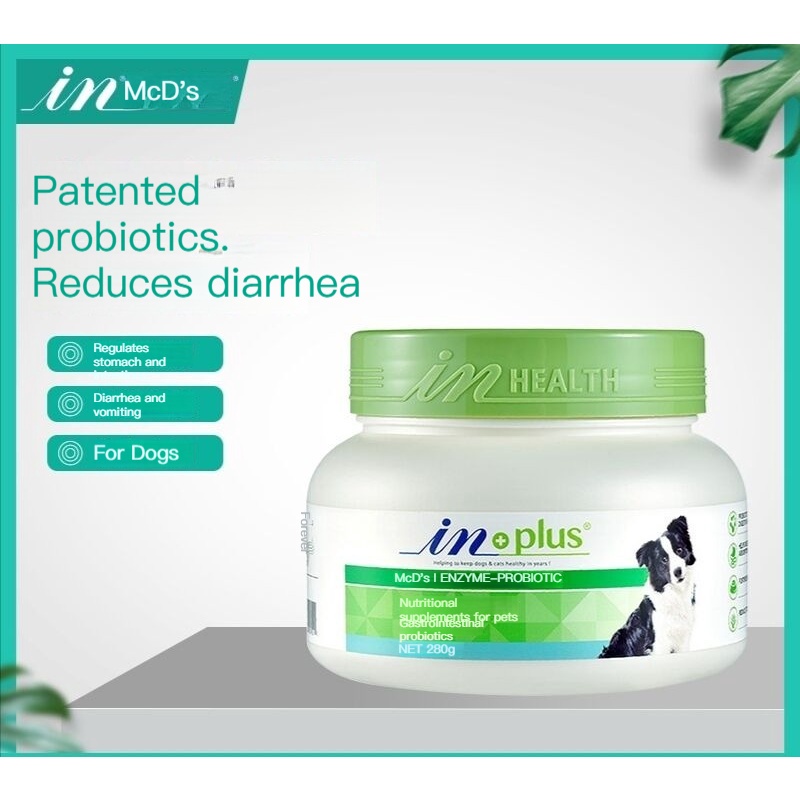 In plus dog probiotics 280g conditioning intestine and stomach pet