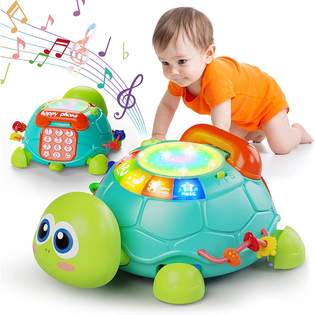 Baby Learning Toy Musical Turtle Toy with Lights & Sounds Kids