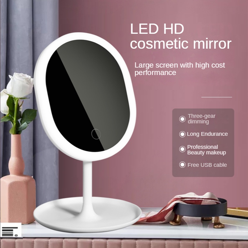 LED Makeup Mirror with Light Fill Light Makeup Mirror with 3 tone