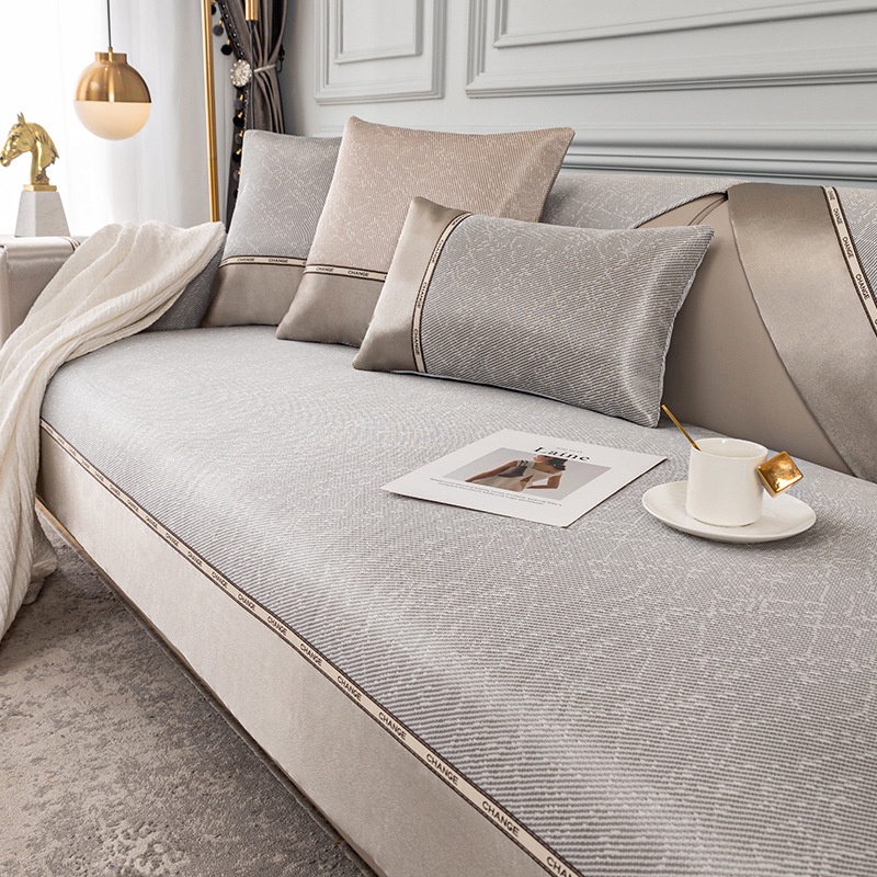 [In stock] Light luxury wind ice silk sofa cushion Summer summer summer