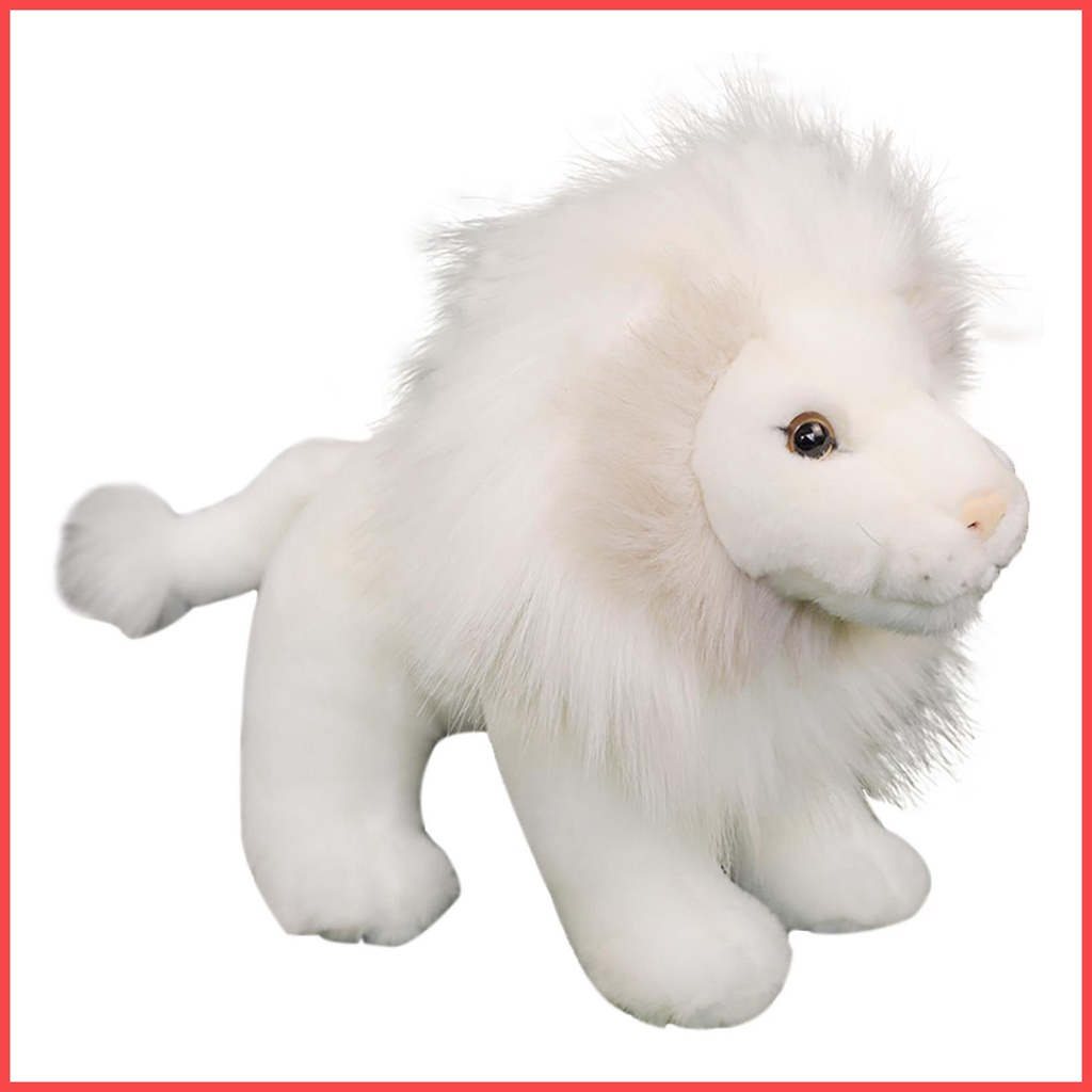 Stuffed Lion Plush Simulation Plush Lion Stuffed Animal Huggable Lion