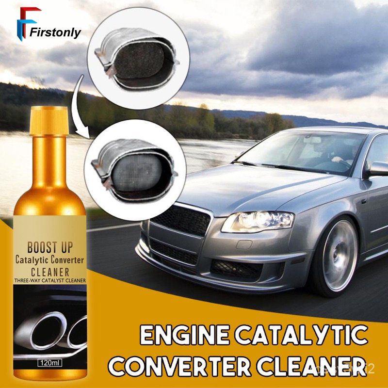 Rayhong Three Way Catalytic Cleaner 120ml Boost Up Car Engine Catalytic Converter Cleaner For