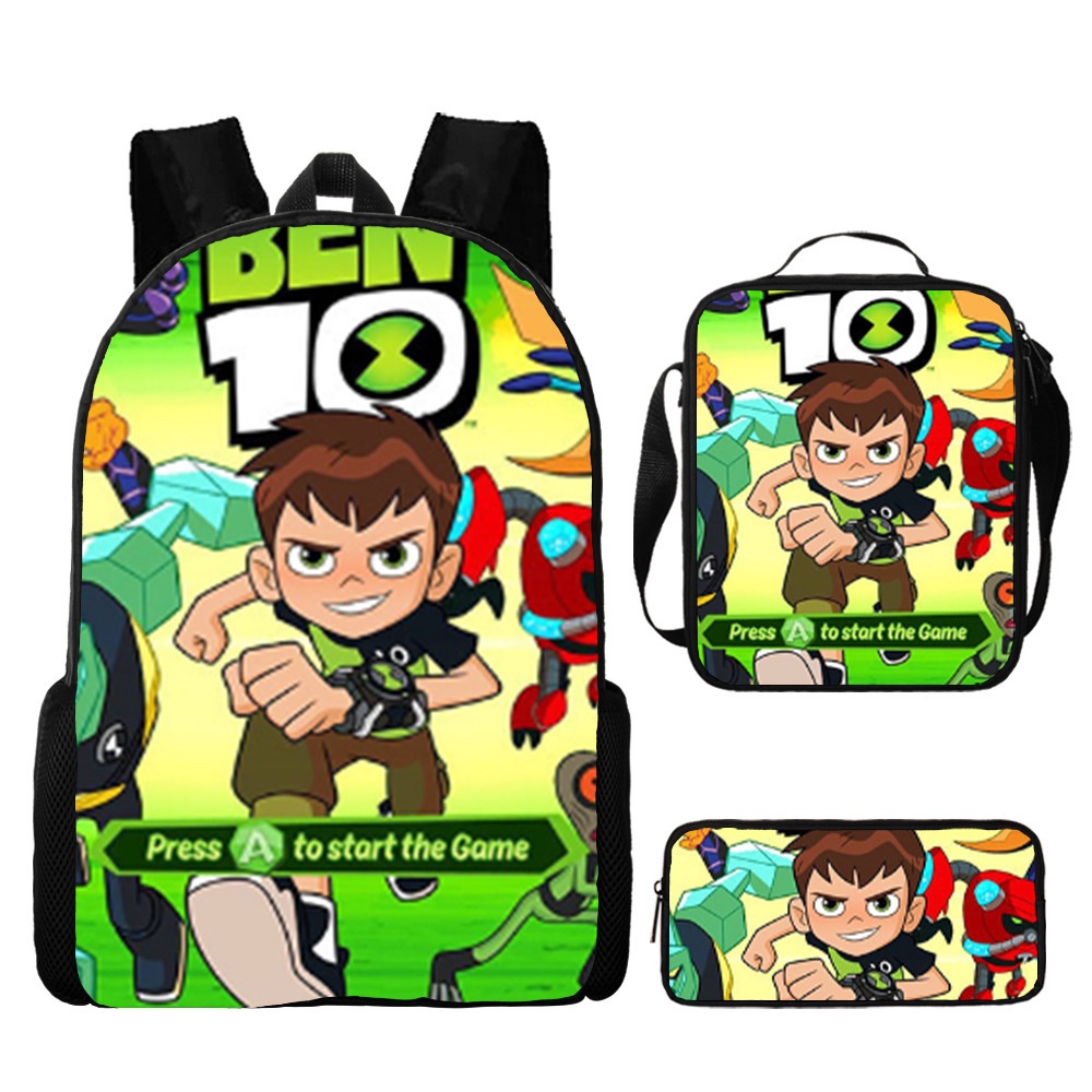 Ben 10 backpack outlet and lunchbox