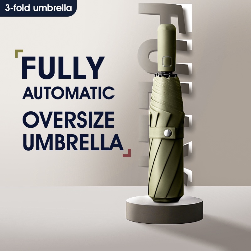 HXR Automatic Umbrella big Ribs Windproof Portable Foldable large Protection Umbrellas Excellent
