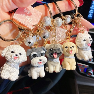 KUPOOL Cute Tiger Keychain Cartoon Pvc Animal Toys Keyring Cute Pvc Shiba Inu Keychain For Women Bag Pendant Men Car Keyfob New Year Gift Metal Key