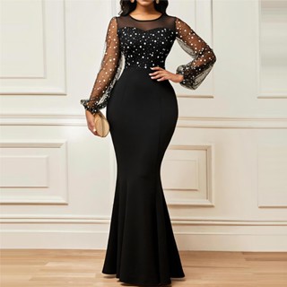 Full sleeve hot sale formal dresses