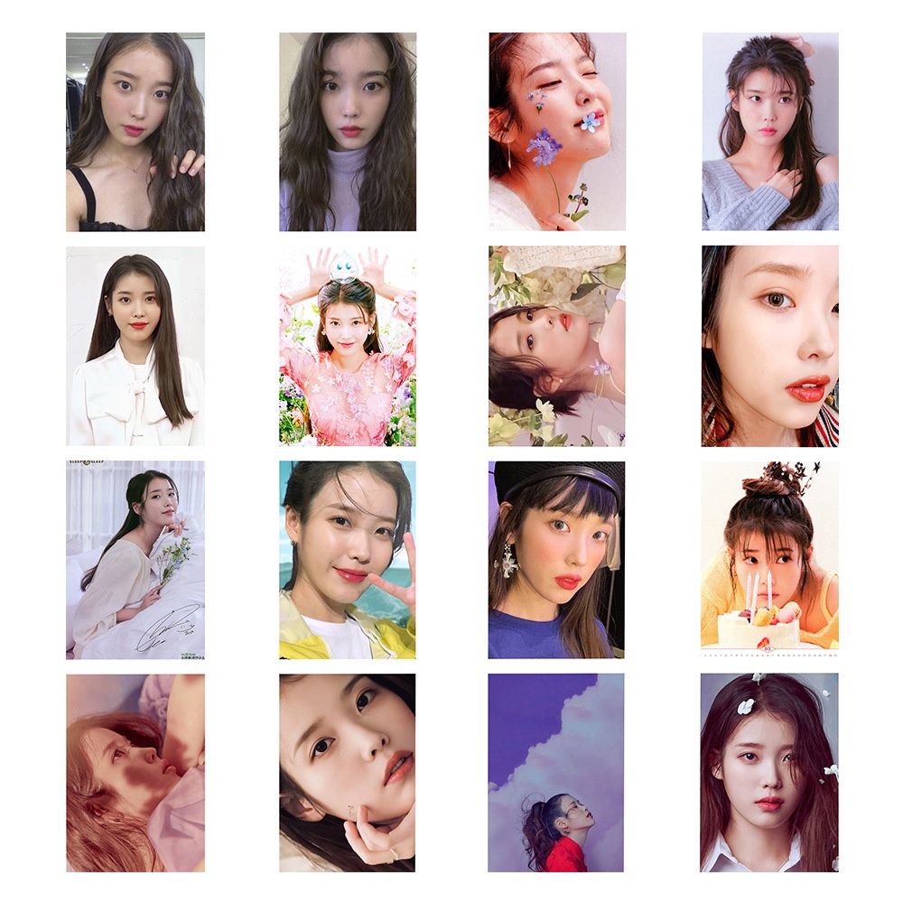 IU regular five series LILAC peripheral random photo card postcard LOMO ...