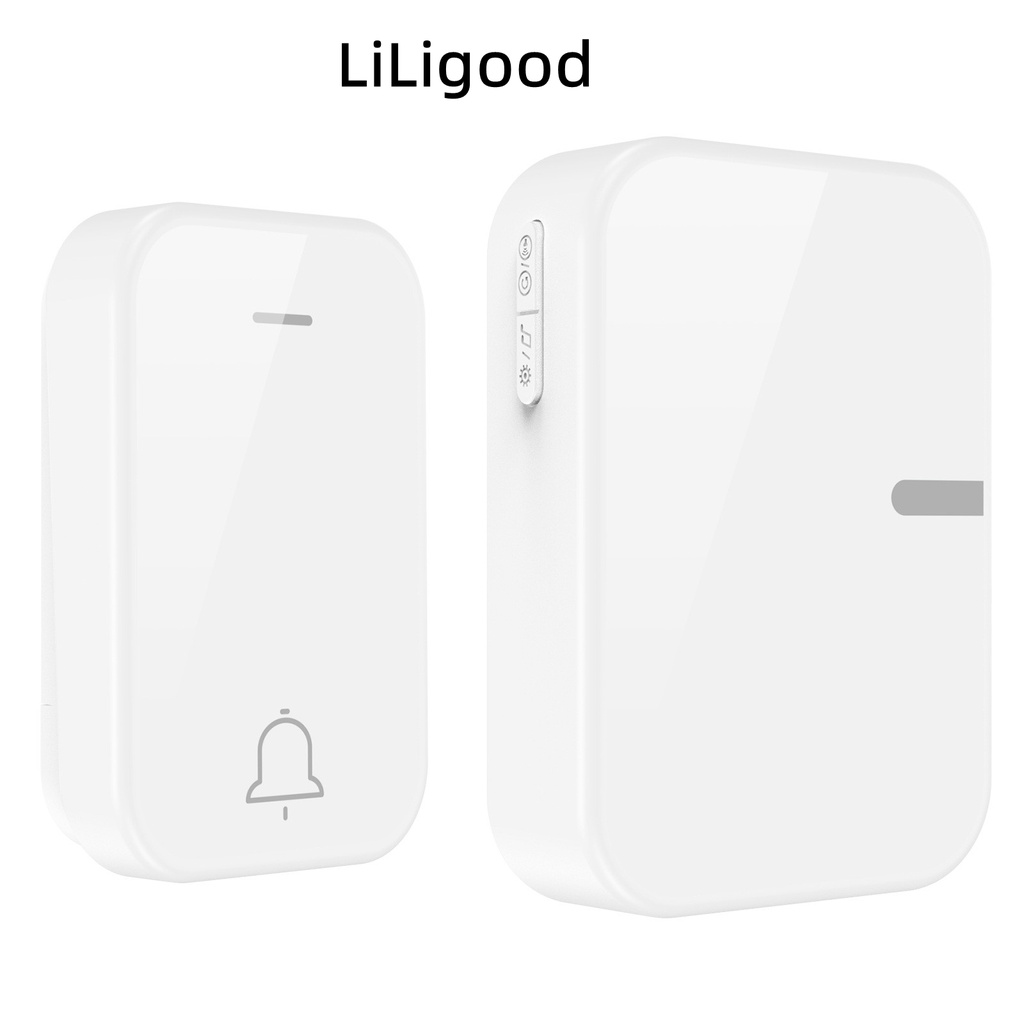 LiLigood Self Powered Wireless Doorbell No Battery Door Bell Waterproof