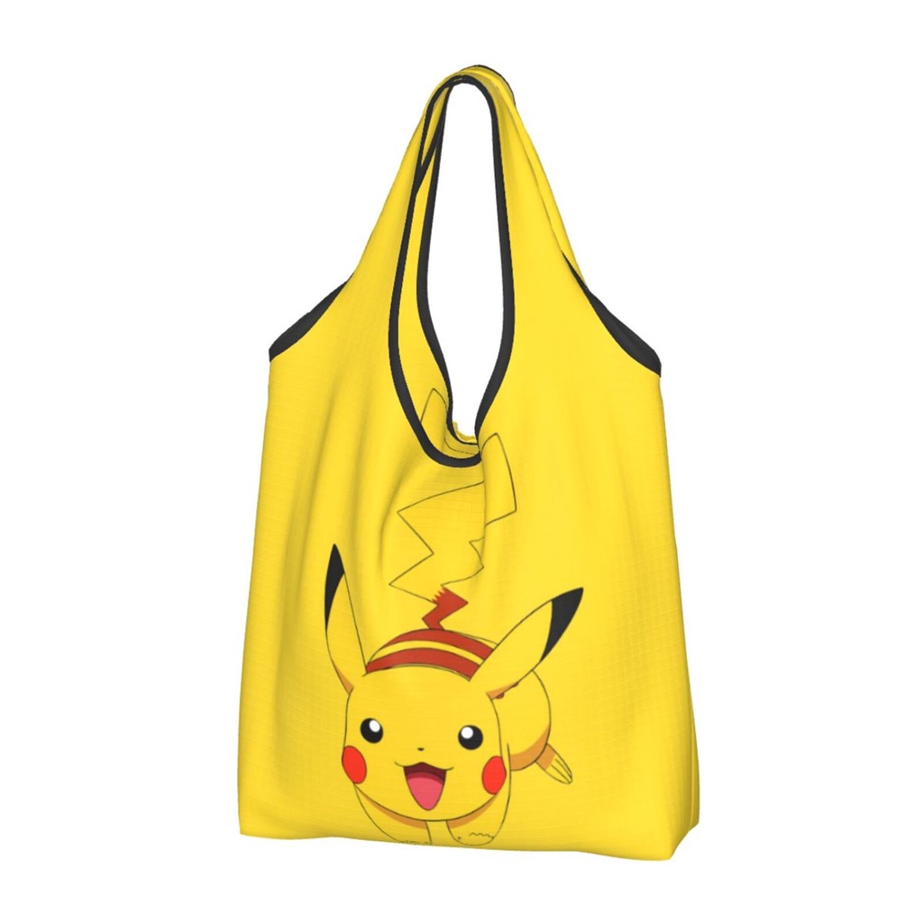 Pokemon Pikachu Portable Shopping Bag Foldable Carry-On Reusable ...