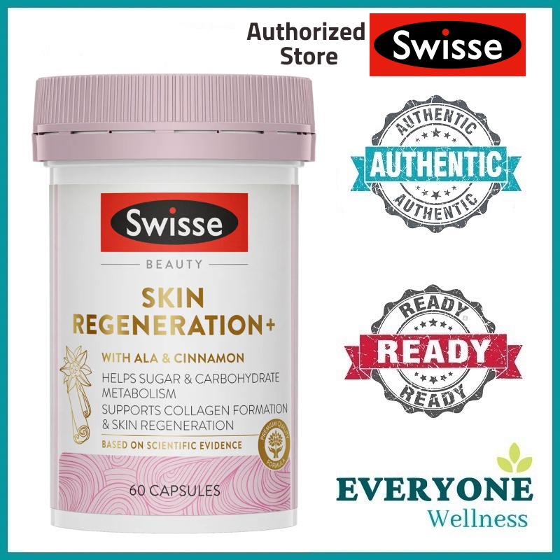 [Local Delivery] Swisse Beauty Skin Regeneration+ l Elasticity and Firmness l 60 Capsules