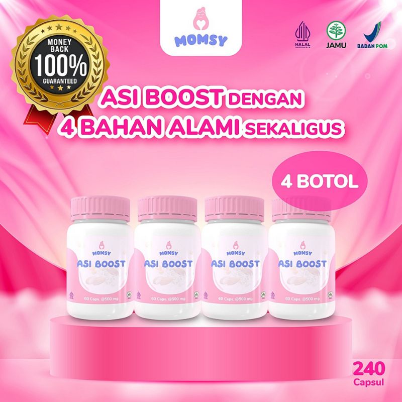 Breast Milk Booster Booster Milk Booster Boost MOMSY 4bottle BPOM HALAL ...