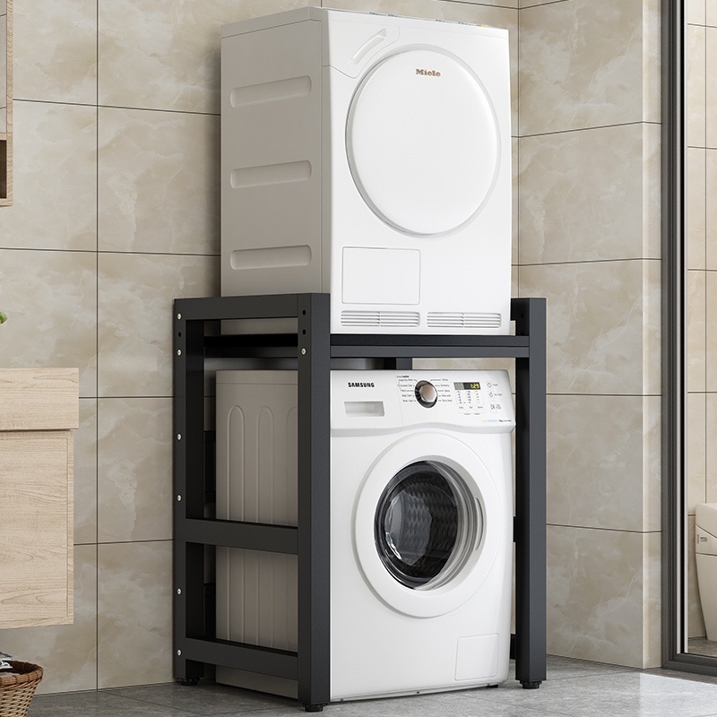 Clearlove Washing Machine Rack Dishwasher Bathroom Storage Double Layer