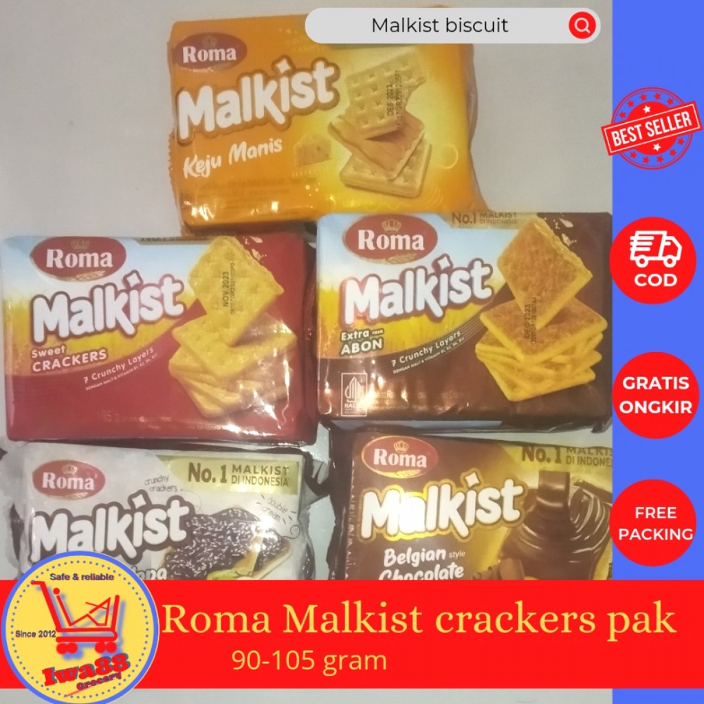 Roma malkist biscuit all variant | Shopee Singapore