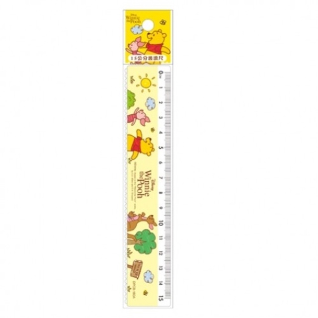 Small Auditorium Disney Winnie The Pooh Transparent Plastic Wave Ruler ...