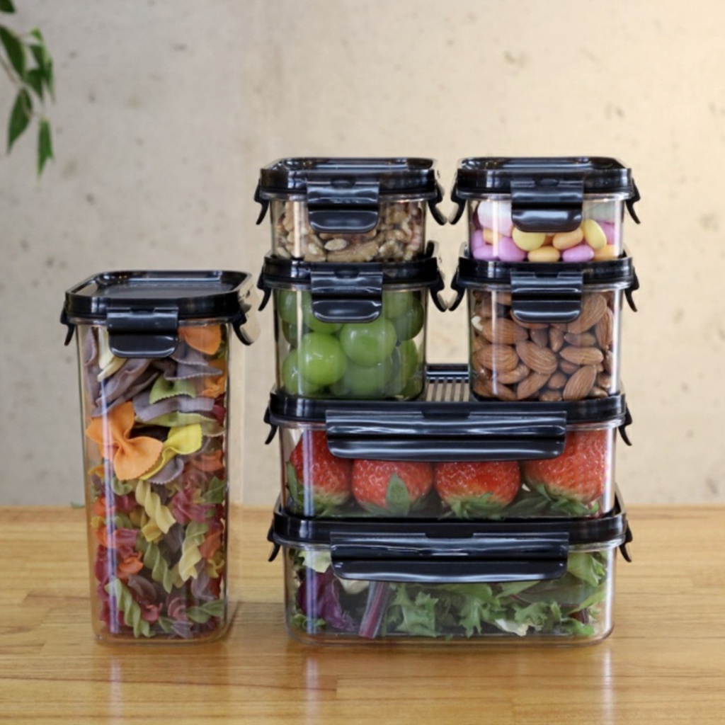 LocknLock New Concept Airtight Container Bisfree Modular 3 Types 7 Set ...