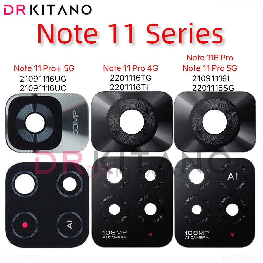 2x Kameraglas-Ersatz Für Xiaomi Redmi Note 11 Pro 5G – Inkl. Werkzeugset