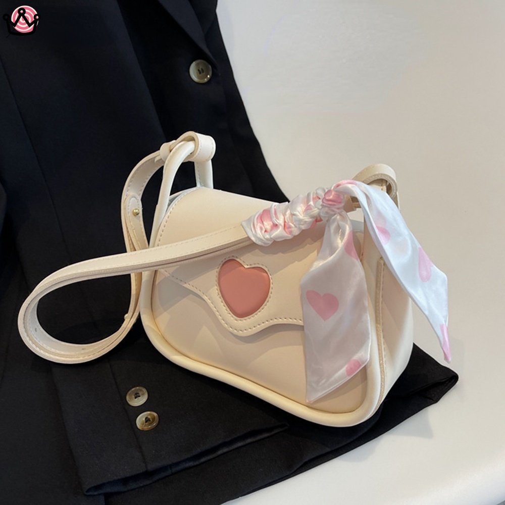 1PC/New Design Sling Bag Women Korean Style Cute Shoulder Bag Soft Leather  Crossbody Bag Underarm Bag