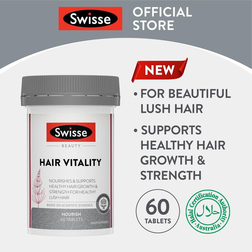 Swisse Beauty Hair Vitality 60 Tabs