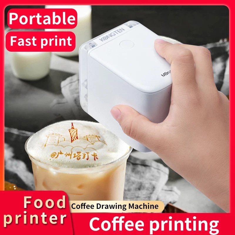 New mbrush WiFi princube DIY label printer edible ink cake printer