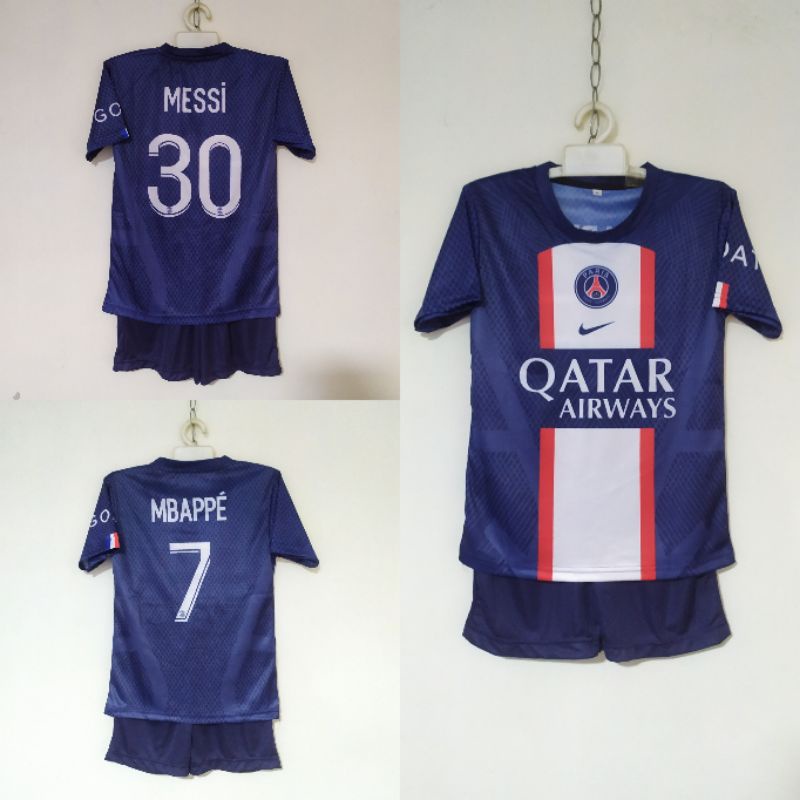 Psg Messi Kids Football Suit PSG Soccer Shirt PSG Messi Kids Jersey