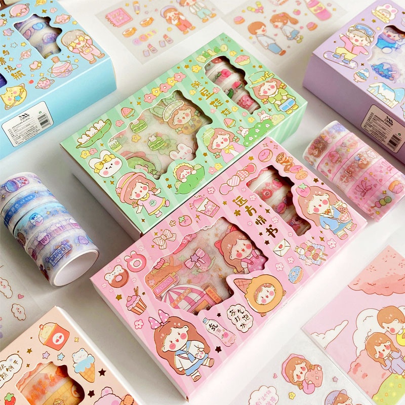 Cute Washi Tape Stickers, Small Fresh Washi Tape