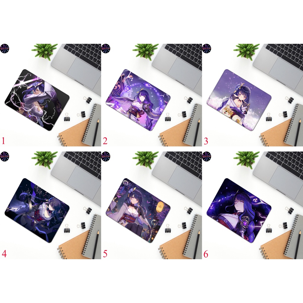 Genshin Impact Raiden Shogun Mouse Pad, 21x26 Rubber, Good Quality Ink ...