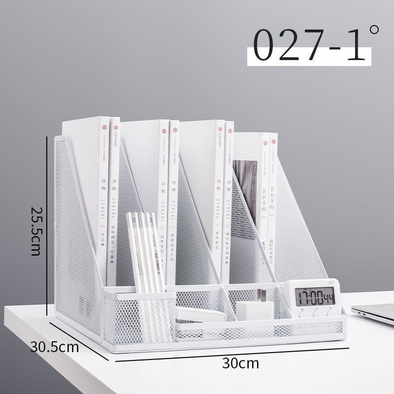 Office Supplies Metal File Box Document Rack File Holder Book Shelf File Bar Holder Folder