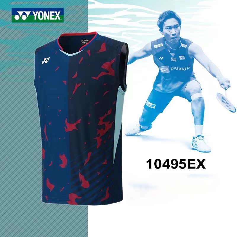 Yonex Badminton Sleeveless T-shirt Quick Dry Athletic Shirts Running ...