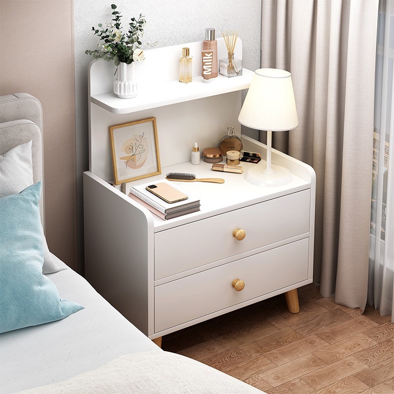 LZ Bedside Simple Modern Bedside Shelf Small Bedside Storage