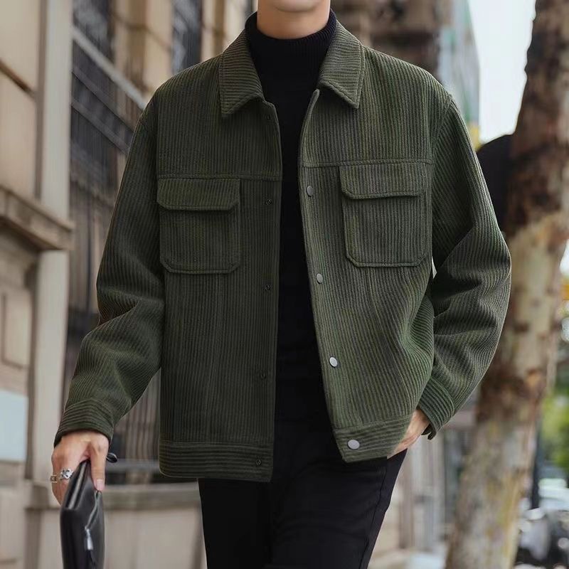 Casual vintage 2025 corduroy coat