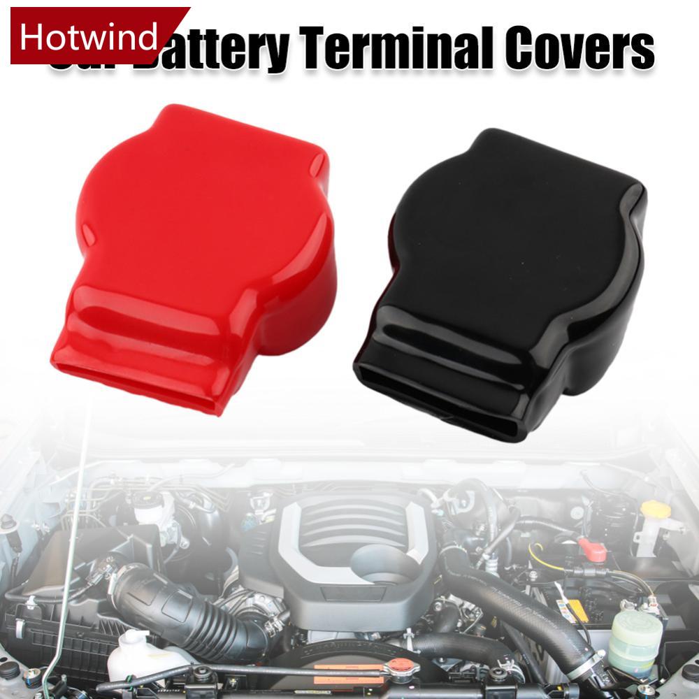 HOTWIND 2Pcs Universal Car Battery Terminal Covers Positive Negative