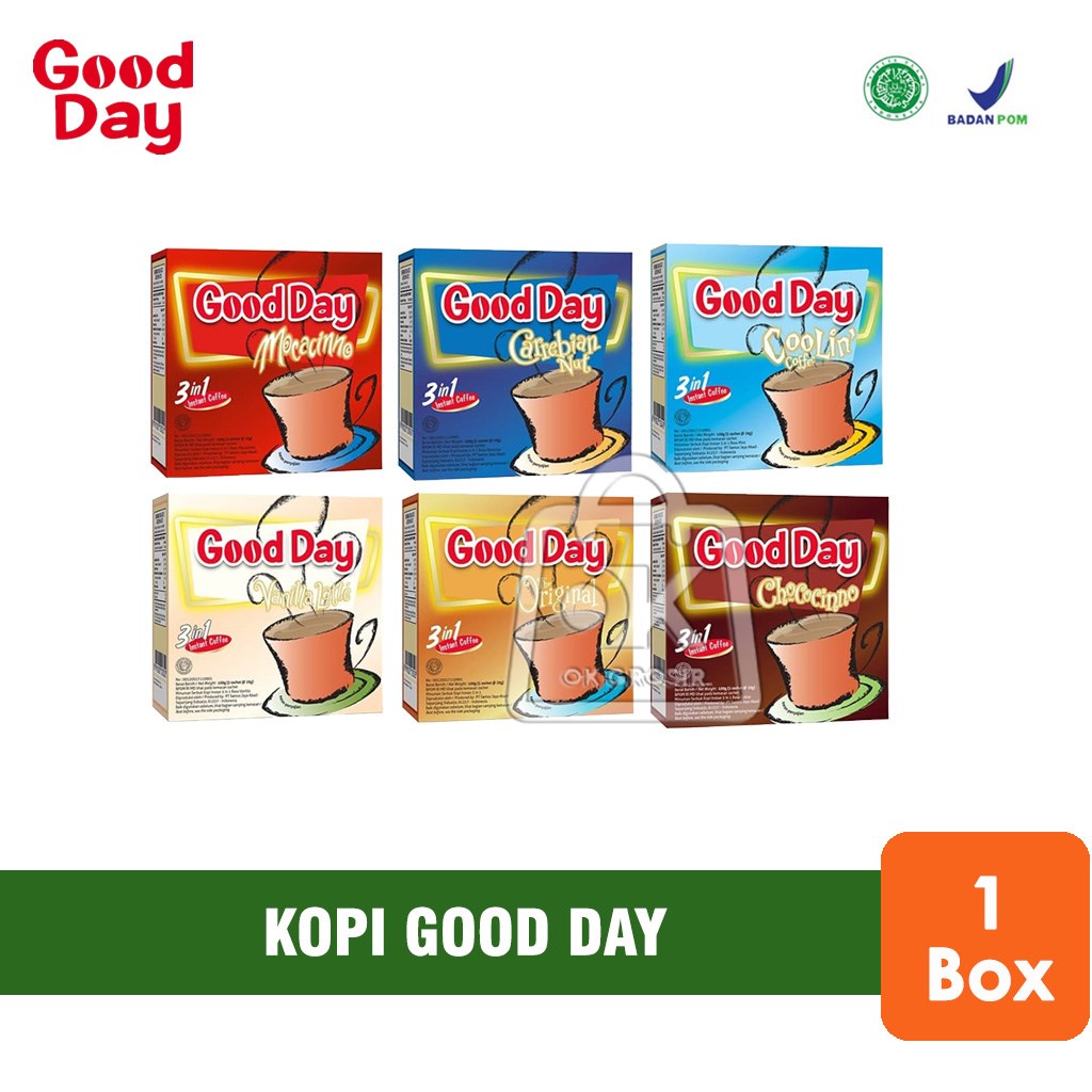 Good Day Coffee All Variant/Instant Coffee 3 in 1/contents 5 Sachets (1 Box) Shopee Singapore