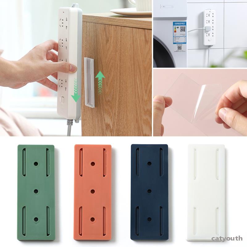 Self Adhesive Power Strip Holder Fixator Power Extension Socket Cord