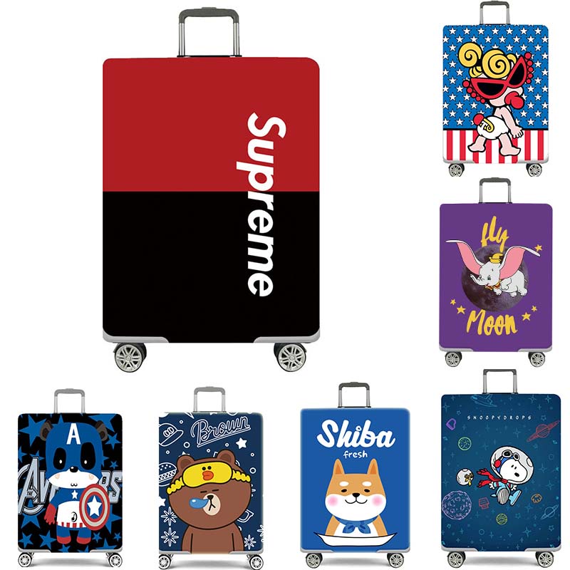 Funky Print Pattern Luggage Cover Protector