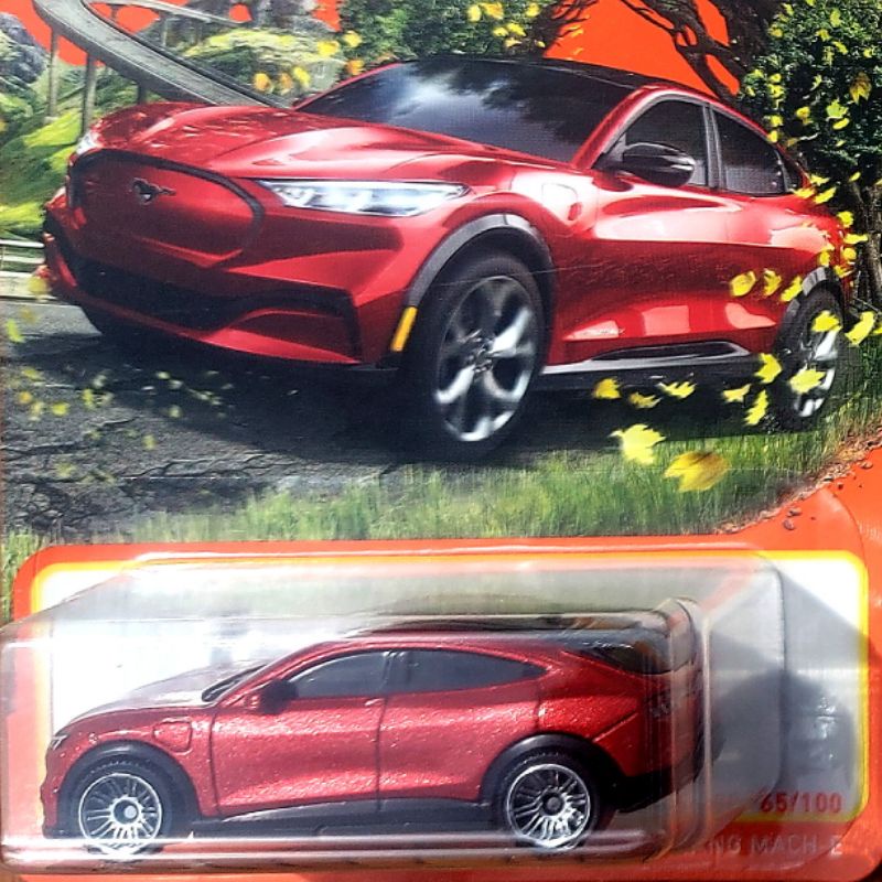 MERAH Matchbox 2021 FORD MUSTANG MACH-E 2022 Red - SHELBY SUV GT MBX ...