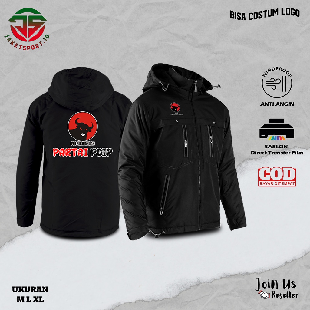 TASLAN CLIMBER PARACUT JACKET PDIP PDI PERJUANGAN WINDBREAKERS THICK ...