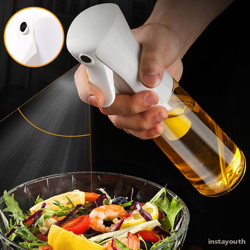 300ML Kitchen Oil Bottle Cooking Oil Spray Olive Oil Bottle Fitness ...