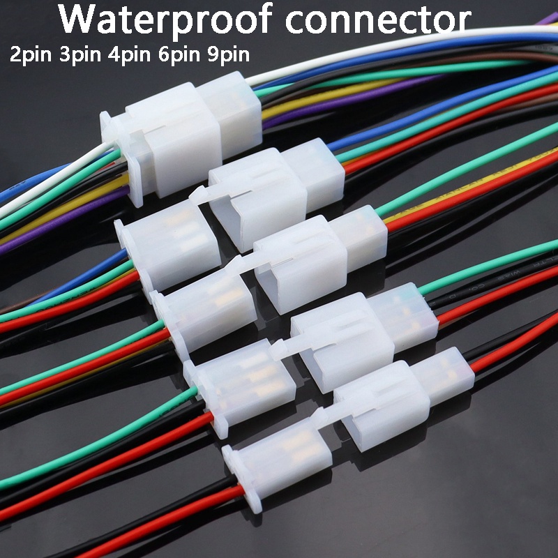 1set 28mm 23469 Pin Automotive Quick Connection Electrical Wire Connector Male Female Cable 2363