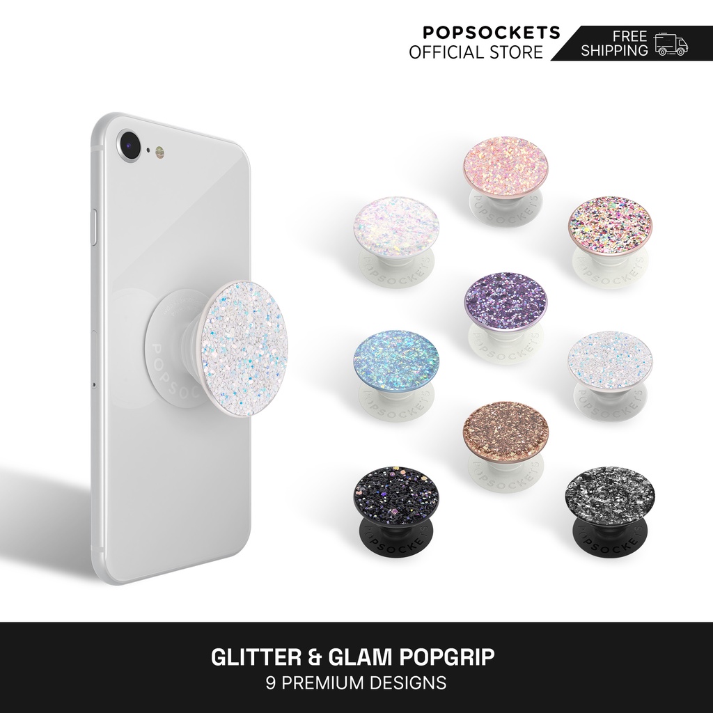 PopSockets Glitter & Glam PopGrip - The Premium Phone Grip