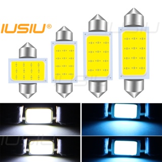 Cheap 1Pc C5W C10W LED Bulb Canbus 31mm 36mm 39mm 41mm Festoon COB Led Car  Interior Light Dome Reading License Plate Lamp 12V Auto 6000K White