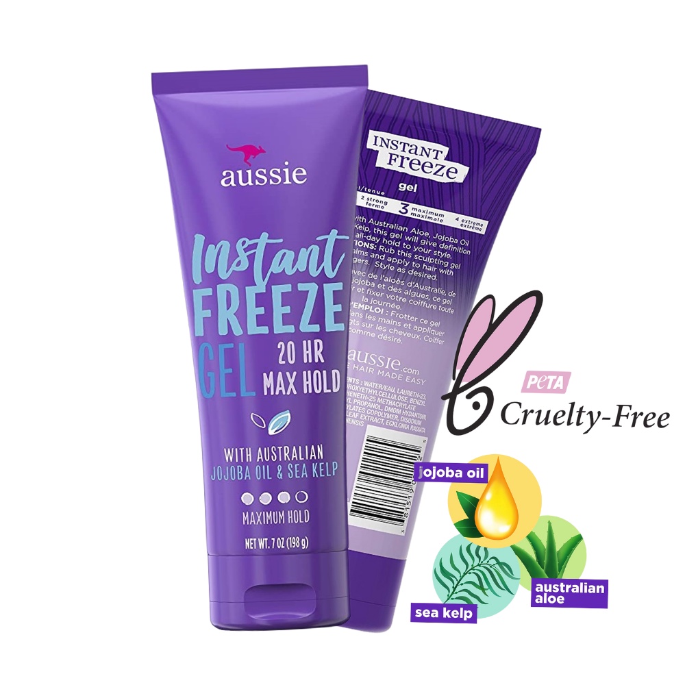 Aussie Instant Freeze Hair Gel Maximum Hold Made in USA Shopee