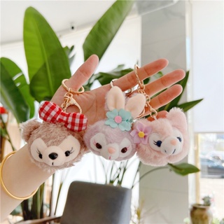 Sakura Plush blossom Keychain on the Phone Accessories Cute Backpack  Ornaments Pendant Exquisite Lanyard Strap for Phone Chain